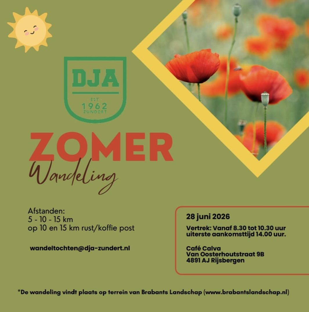 Zomerwandeling 28 juni – AFGELAST